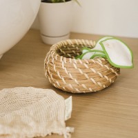 O'terra Cotons réutilisables en bambou 10 cotons + 1 sac lavable